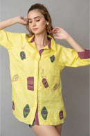 The House of Hemp Yellow Key to Life Shirt