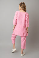 The House of Hemp Candy Pink Viola Coord