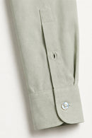 Venhoma Cotton Poplin Men's Sage Green Shirt
