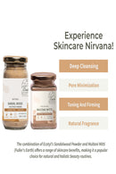 Ecotyl Face Pack Combo - Sandalwood Powder and Multani Mitti | Duo for Skin Brightening and Glow | 100g + 150g
