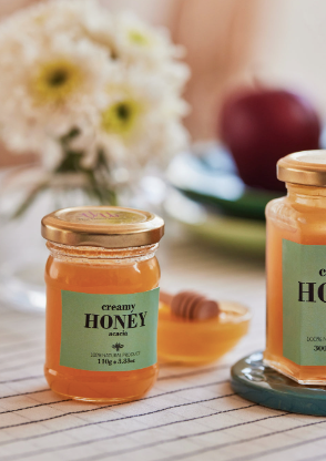 The Herb Boutique 100% Organic Creamy Acacia Honey