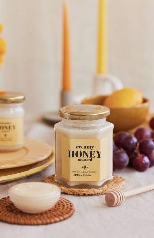 The Herb Boutique 100% Organic Creamy Mustard Honey