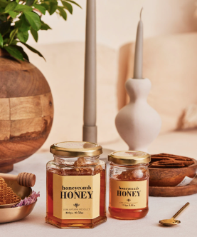 The Herb Boutique 100% Organic Honeycomb Honey