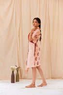 The Conscious Closet Rose Shell and Smokey Pink Eucalyptus Meadow Dress Set