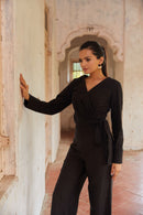 The Conscious Closet Black Perched Black Jumpsuit
