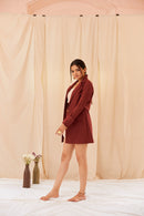 The Conscious Closet Congo Brown By The Mellow Women Blazer