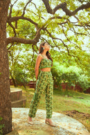 The Conscious Closet Muddy Green Bush Maze Women Pants