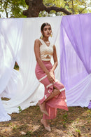 The Conscious Closet White Rock and Turkish Rose Rose Shadow Jumpsuit