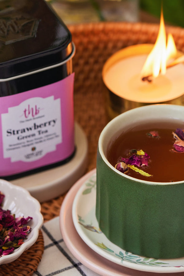The Herb Boutique Strawberry Green Tea