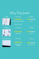 Tinylane Lanky Giraffe & Classic White Baby Swaddle Set | Pack Of 2 | 90 x 90 cm