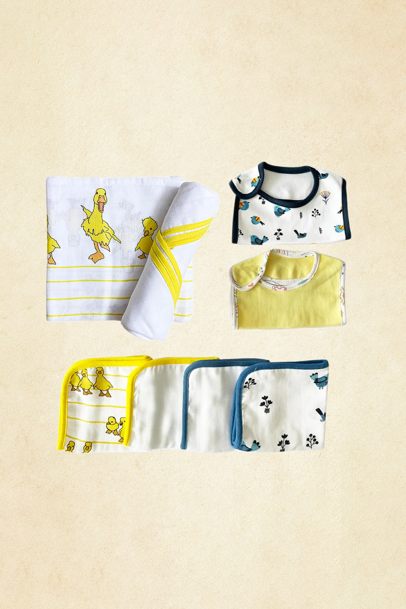 Tinylane Newborn Baby Gift Pack | Pack of 8