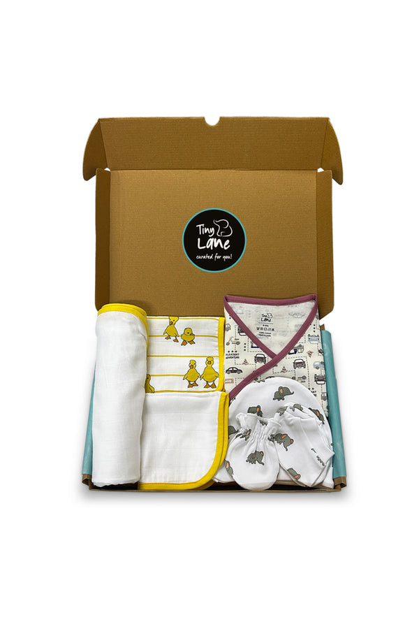 Tinylane Newborn Baby Gift Pack | Pack of 7