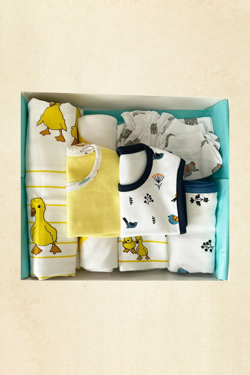 Tinylane Newborn Baby Giftset Pack of 11 | Unique Baby Gift Pack