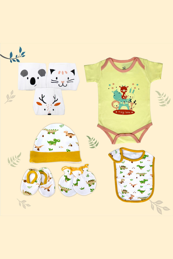 Tinylane Jungle Tribe Infant Gift Set | Pack of 8