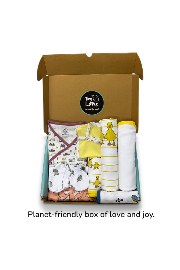 Tinylane Jumbo Gift Pack - Infant Essentials | Pack of 10