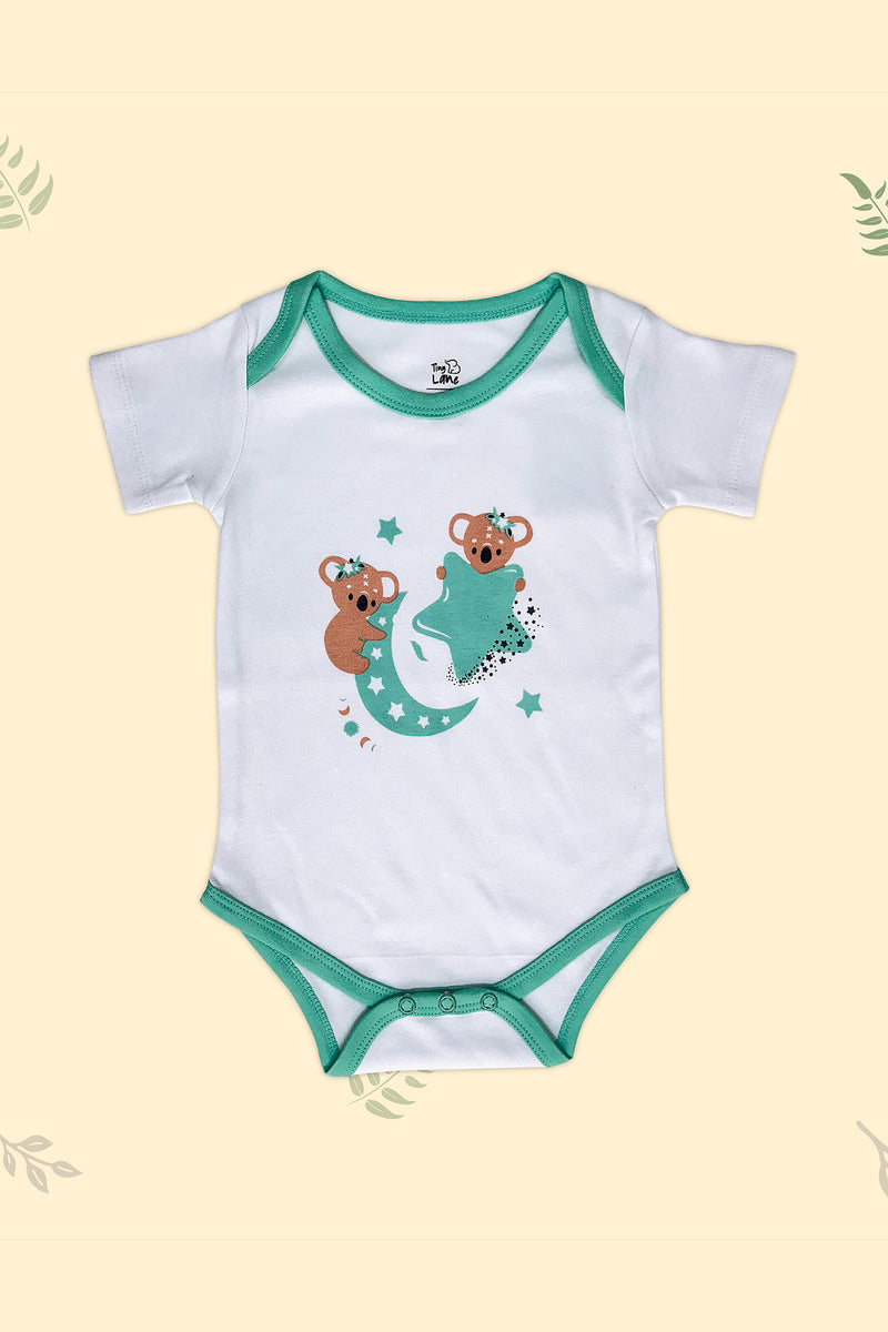 Tinylane Krescent Koala and Honey Bunny Onesies - Preemie Pack of 2