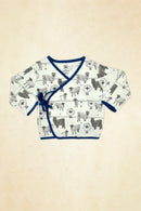 Tinylane Newborn Baby Clothing Set | Sheep Jhabla & Legging