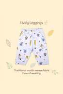 Tinylane Baby Clothing Paws Set | Jungle Tribe Jhabla, Legging, & CBM