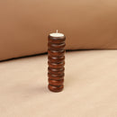 Scrapshala Sajavat Diwali Gift Hamper | Wooden Foldable Runner, Stackable Spiral Tea Light Holders, Swastik Door Hanging & Agarbatti Stand | Sustainable & Handcrafted in Banaras