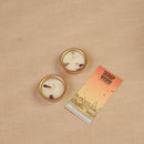 Scrapshala Nazar Jyoti Diwali Gift Hamper | Evil Eye Door Hanging Pair, Bell Hanging & Gold Soy Wax Candles | Eco-Friendly Sustainable Hamper Handcrafted in Banaras