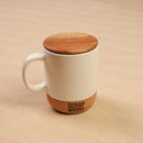 Scrapshala Subh Aarambh Diwali Gift Hamper | Cork Ceramic Mug, Cork Diary, Swastik Door Hanging | Premium Sustainable Hamper Handcrafted in Banaras | Corporate Ready