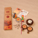 Scrapshala Prakash Diwali Gift Hamper | Eco-Friendly Sustainable Festive Hamper | Handcrafted in Banaras | Plantable Crackers, Wooden T-Light Holder, Agarbatti, Swastik Décor