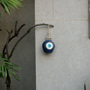 Scrapshala Evil Eye Cowbell Hanging | Handcrafted and Sustainable | Protective Wall & Door Hanging with Soothing Sound