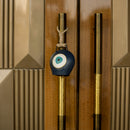Scrapshala Evil Eye Cowbell Hanging | Handcrafted and Sustainable | Protective Wall & Door Hanging with Soothing Sound