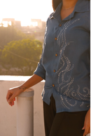 JOD Cotton Womens Blue Khoobsurat Shirt
