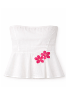 JOD Cotton Womens White POO Tube Top