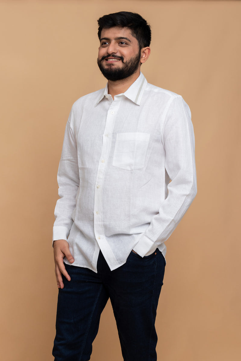 Ora Organics Men's White Troy Shirt