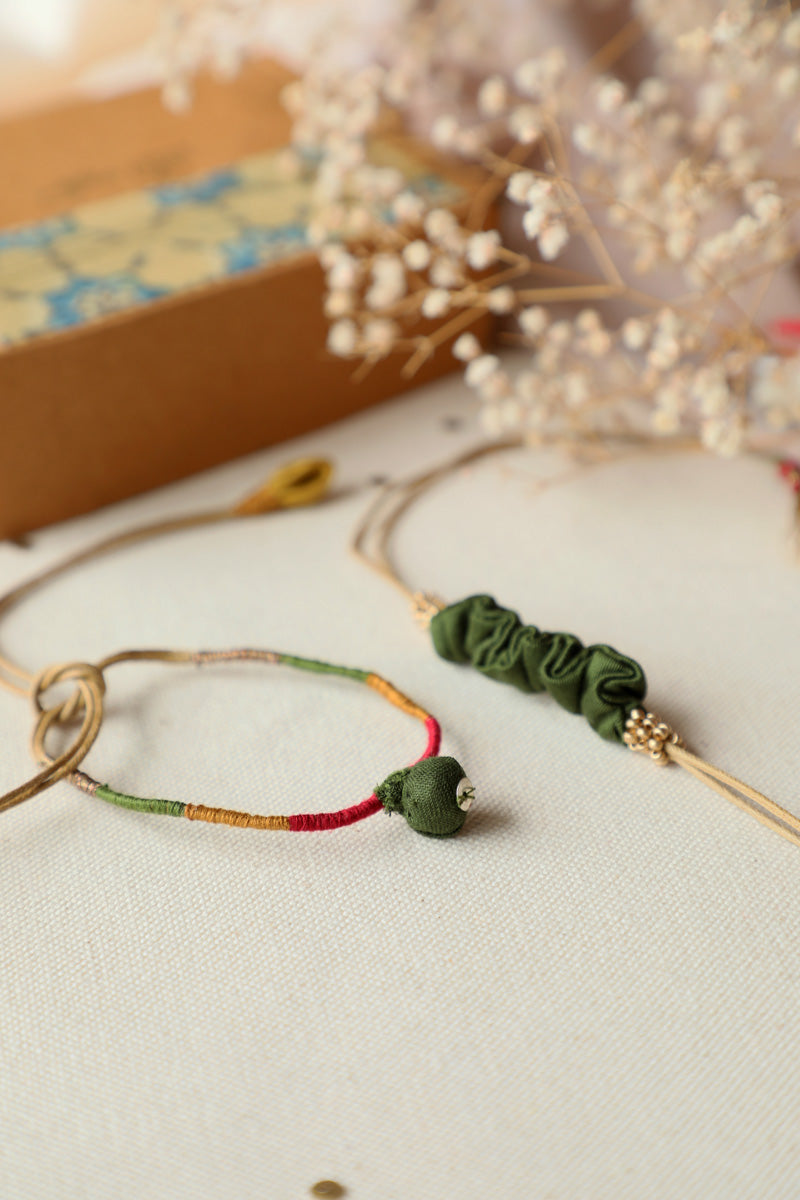 Lukka Chuppi Upcycled Artisanal Rakhi