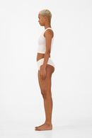Nude & Not Organic Cotton Cat Vest (White)