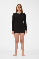 Nude & Not Organic Cotton Henley Nightdress