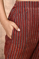 Expressions By UV Angela Ajrakh Cotton Printed Pants for Ladies