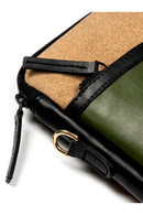 Acacia Vegan Leather Laptop Sleeve - Olive