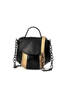 Aurora Vegan Leather Sling - Black