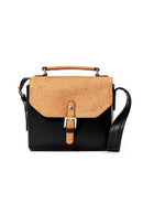 Juniper Vegan Leather Sling Bag - Black