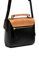 Juniper Vegan Leather Sling Bag - Black