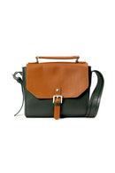 Juniper Vegan Leather Sling Bag - Green