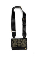 Lana Vegan Leather Sling Bag - Black