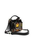 Nora Vegan Leather Sling Bag - Black