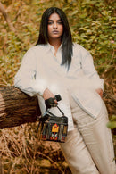 Nora Vegan Leather Sling Bag - Black