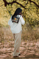 Nora Vegan Leather Sling Bag - Black