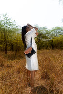 Juniper Vegan Leather Sling Bag - Black