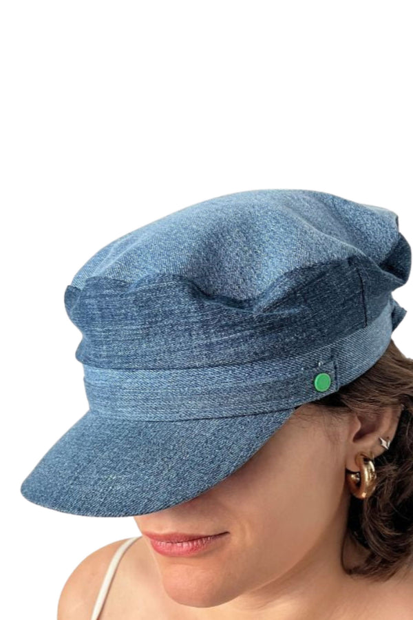 Un Denim - Upcycled Denim Sailor Hat