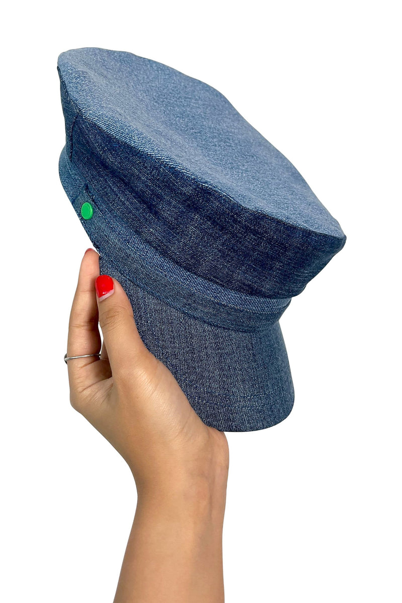 Un Denim - Upcycled Denim Sailor Hat