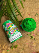 Natural Green Holi Gulaal Powder - 200g Box