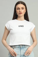 Dvrzi White Signature Short Tee