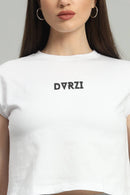 Dvrzi White Signature Short Tee
